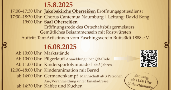 800 Jahre Oberreißen